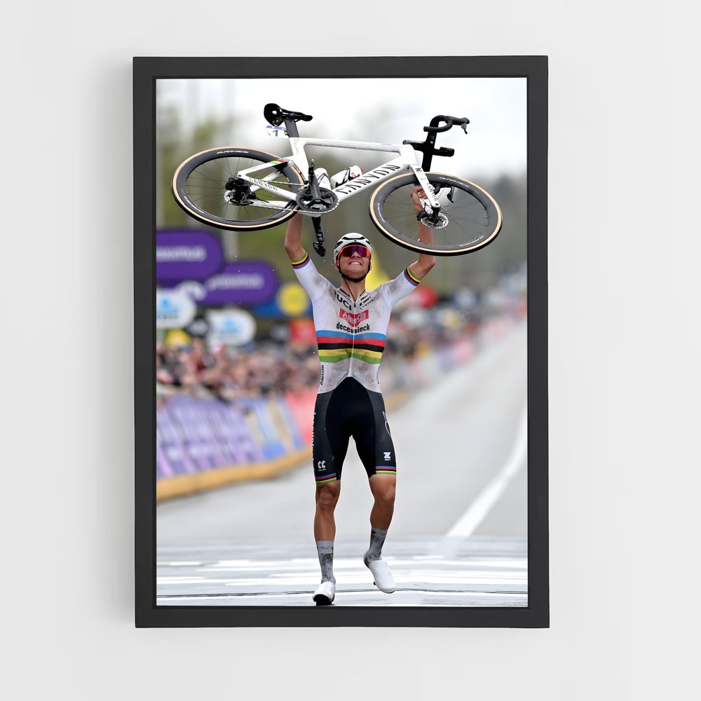 Poster Mathieu de van – affiche Cyclisme (vue 2)